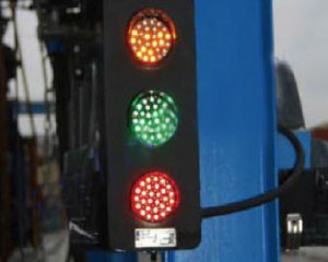 浙江菲克电气有限公司生产三相电源指示灯现场图